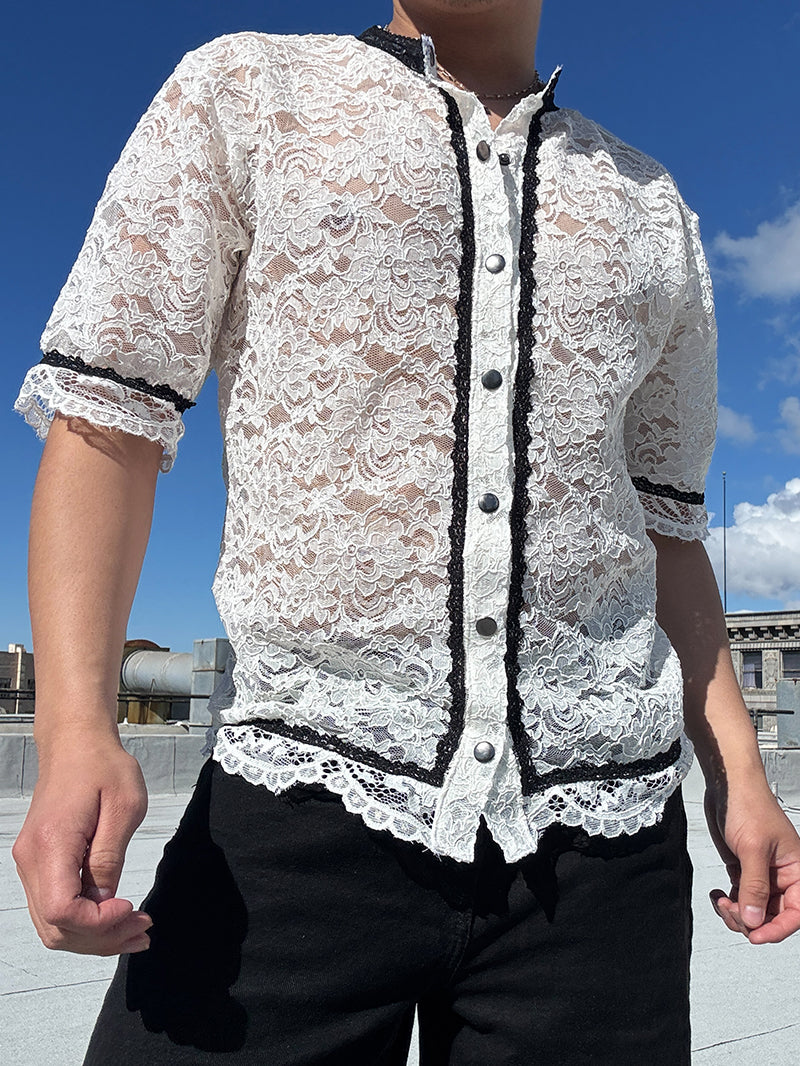 Ivory Lace Men's Tee